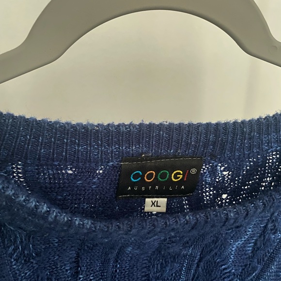 XL Navy Blue Coogi Sweater - Picture 3 of 5